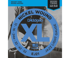 D'Addario D'Addario EJ21 Jazz Light (wound 3rd) Electric Strings