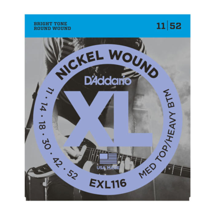 D'Addario D'Addario EXL116 Medium Top/Heavy Bottom Guitar Strings