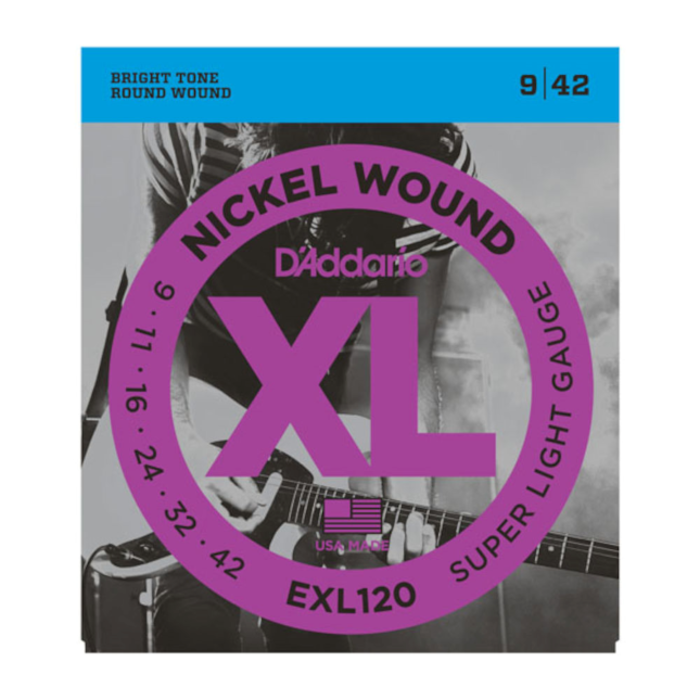 D'Addario D'Addario EXL120 Super Light Strings - 09-42