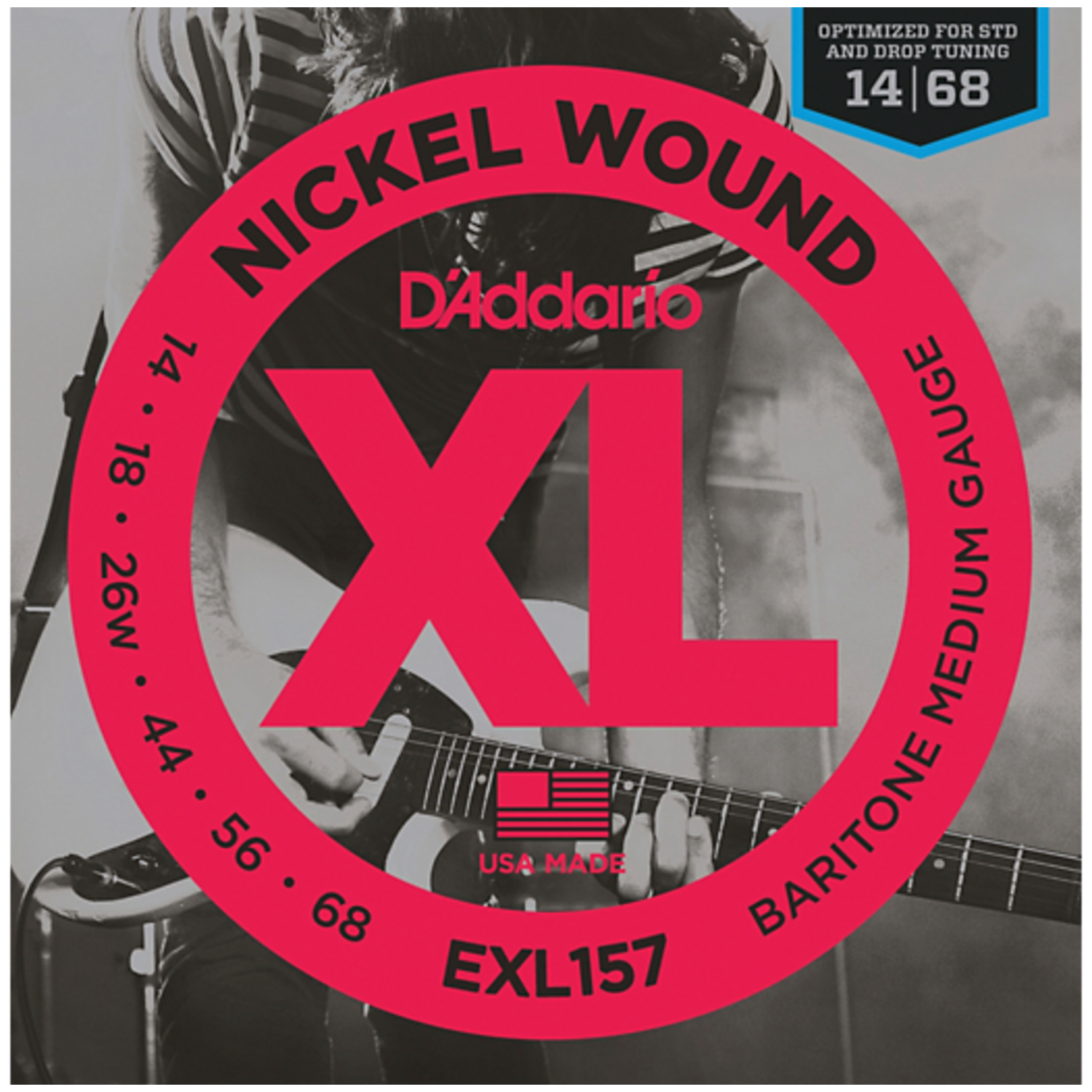 D'Addario Nickel Wound Baritone Medium 14-68 - John Mann's Guitar