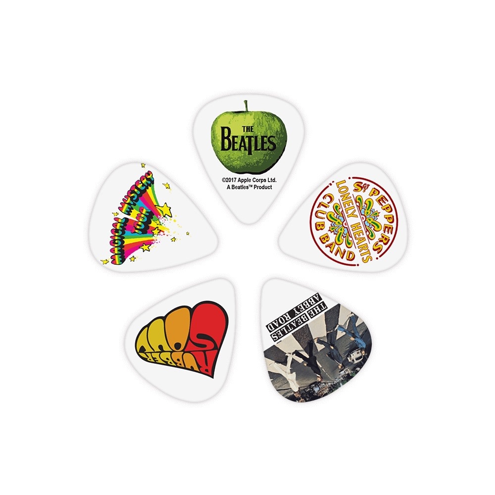 D'Addario D'Addario The Beatles Classic Albums  Guitar Picks Albums 10 pack Medium