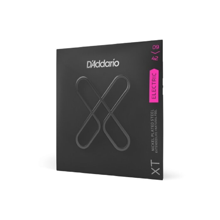 D'Addario D'Addario XT Electric Nickel Plated Steel Electric Guitar Strings Super Light 09-42