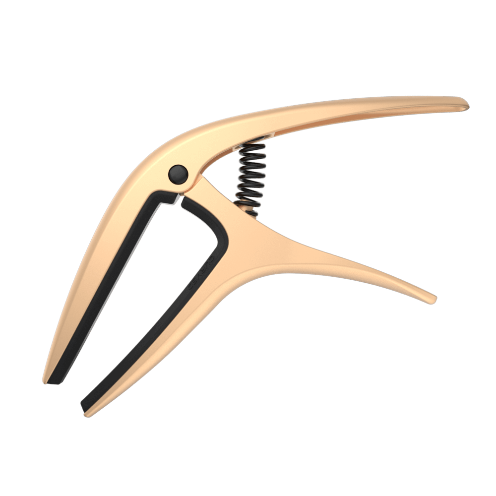 Ernie Ball Ernie Ball Axis Dual Capo - Gold Satin