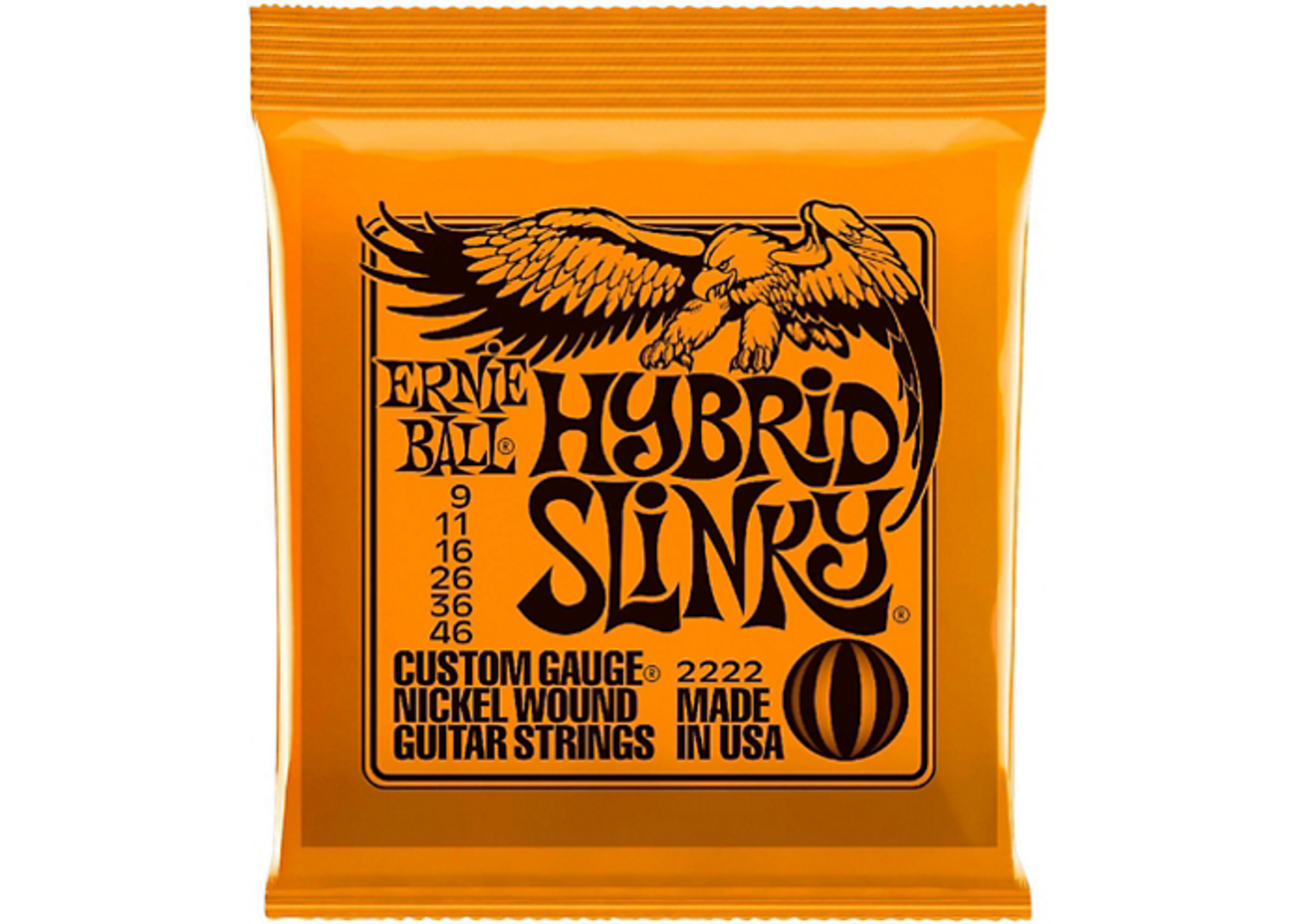 Ernie Ball Ernie Ball Hybrid Slinky Nickel Wound Electric Guitar Strings - 9-46 Gauge