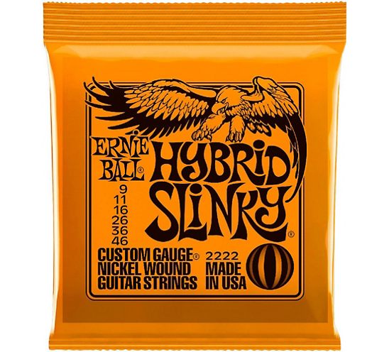 Ernie Ball Ernie Ball Hybrid Slinky Nickel Wound Electric Guitar Strings - 9-46 Gauge