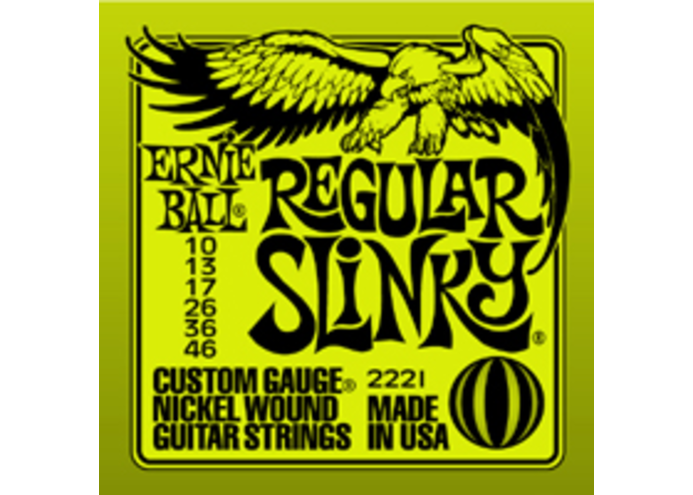 Ernie Ball Ernie Ball Regular Slinky Nickel Wound Electric Guitar Strings - 10-46 Gauge