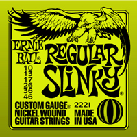 Ernie Ball Ernie Ball Regular Slinky Nickel Wound Electric Guitar Strings - 10-46 Gauge