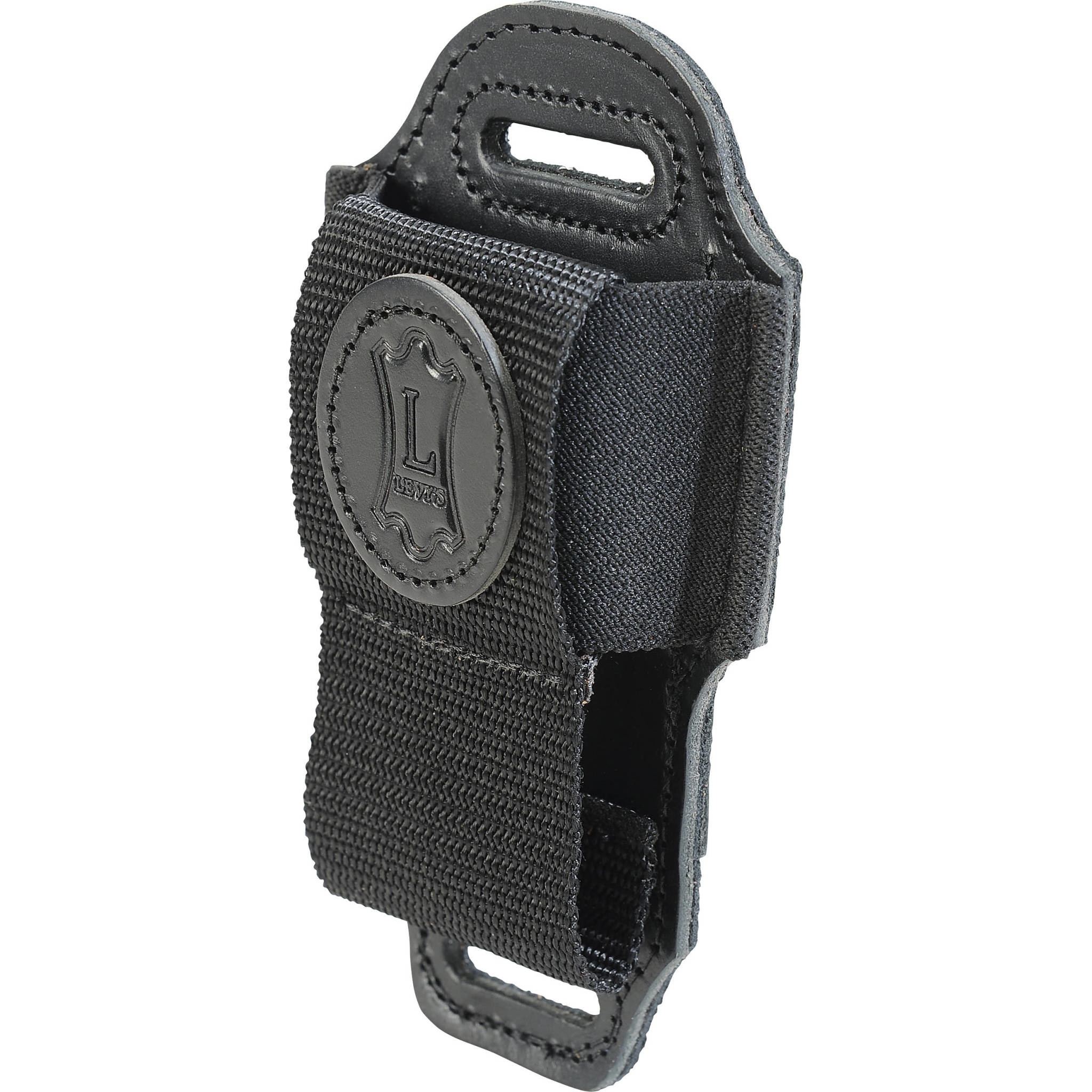 Levy's Levy's  Wireless Transmitter Bodypack Holder - Black Leather