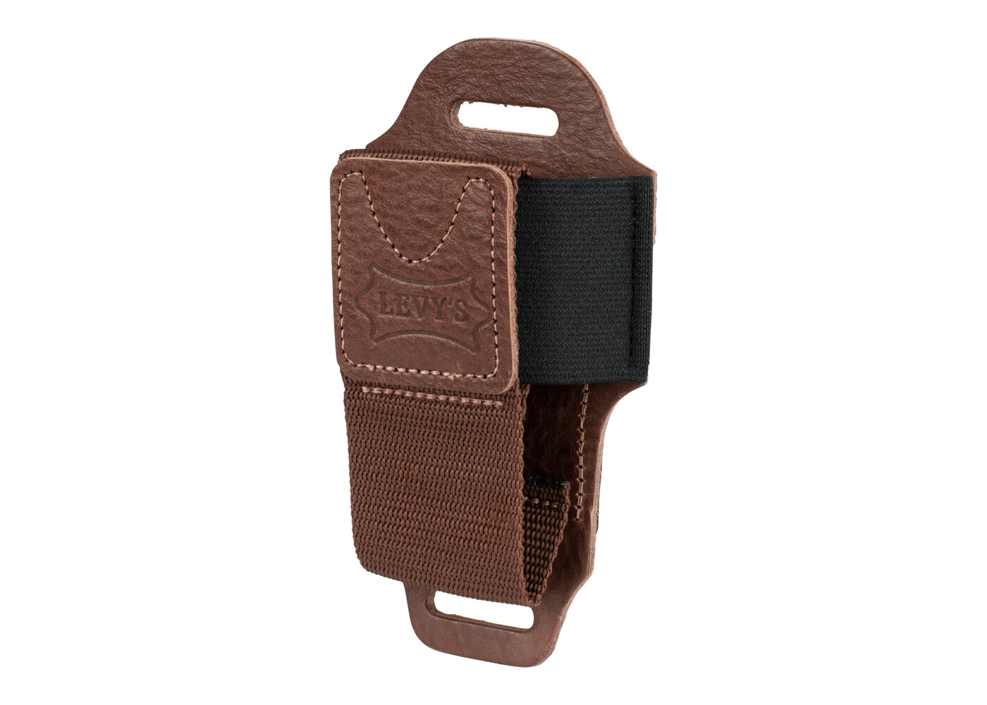Levy's Wireless Transmitter Bodypack Holder - Brown Leather - John