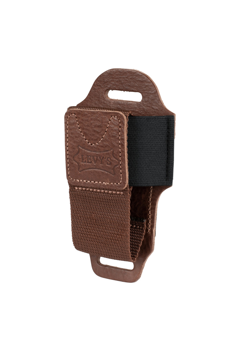 Levy's Levy's  Wireless Transmitter Bodypack Holder - Brown Leather