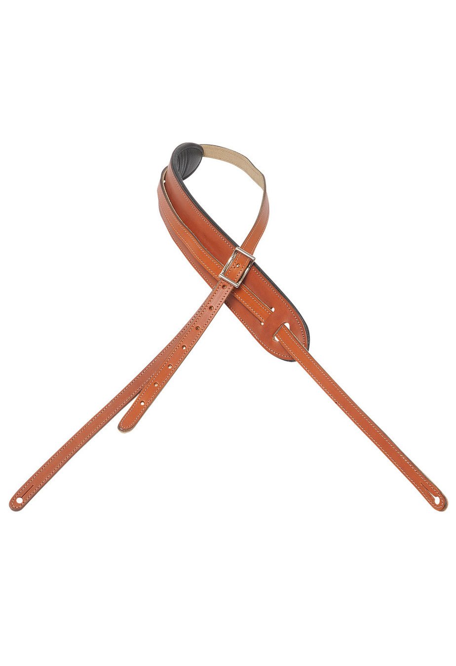 Levy's Levy's Leather Rockabilly Guitar Strap- Tan