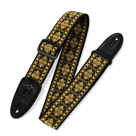 Levy's Levy's Leathers 2" Hootenanny Style Guitar Strap -Yellow