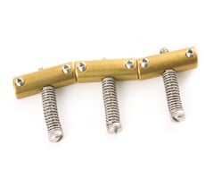 MannMade USA MannMade USA Bridge Saddles - Fender Vintage Style - Brass