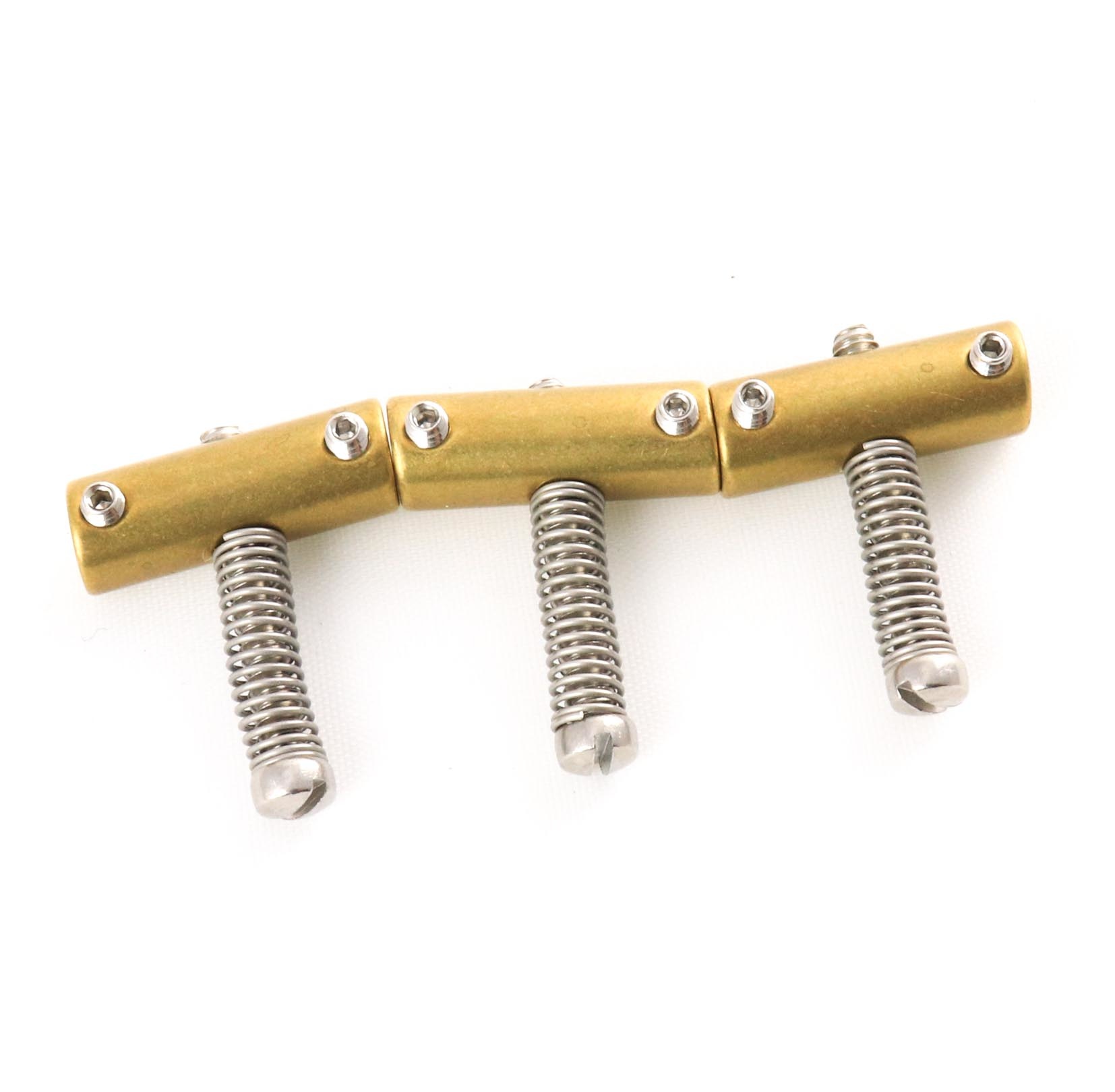 MannMade USA MannMade USA Intonated Bridge Saddles - Fender Vintage Style - Brass