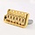 MannMade USA Tremolo Bridge - Gold - Left Hand - fits vintage Strat style guitars