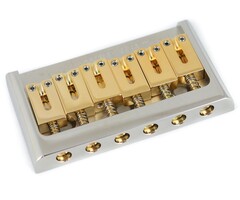 MannMade USA MannMade USA  FatBack Hardtail Bridge (2 1/8") - Nickel Hybrid