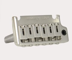 MannMade USA MannMade USA 2-Post Tremolo Bridge - Nickel - fits 2 post Strat style guitars