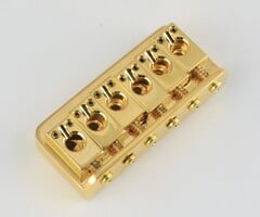 MannMade USA MannMade USA Hardtail Bridge - Gold - fits Hamer Sustain Block style guitars