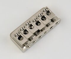 MannMade USA MannMade USA Hardtail Bridge - Nickel - fits Hamer Sustain Block style guitars