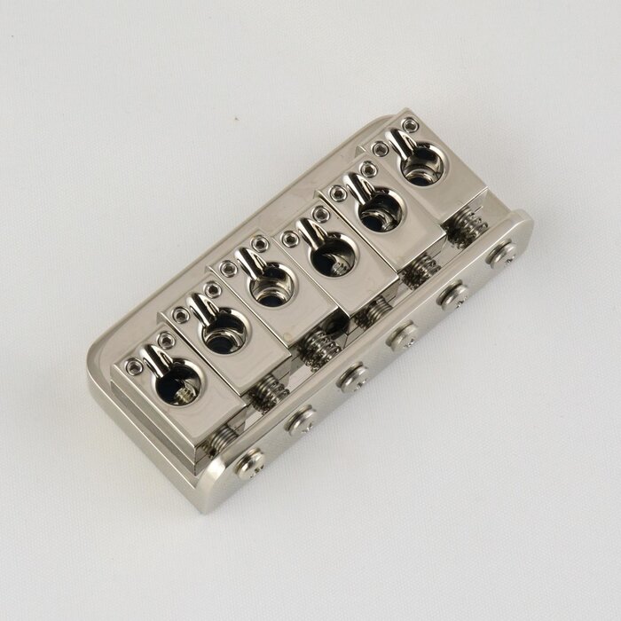 MannMade USA MannMade USA Hardtail Bridge - Nickel - fits Hamer Sustain Block style guitars