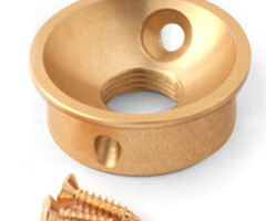 MannMade USA MannMade USA - Tele Electro-Socket Jack  Cup - Gold