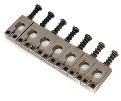 MannMade USA MannMade USA Bridge Saddles - PRS - Black Nickel - 7 string