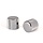 MannMade USA Medium Knurled Dome Top Knob - Chrome - Set of 2