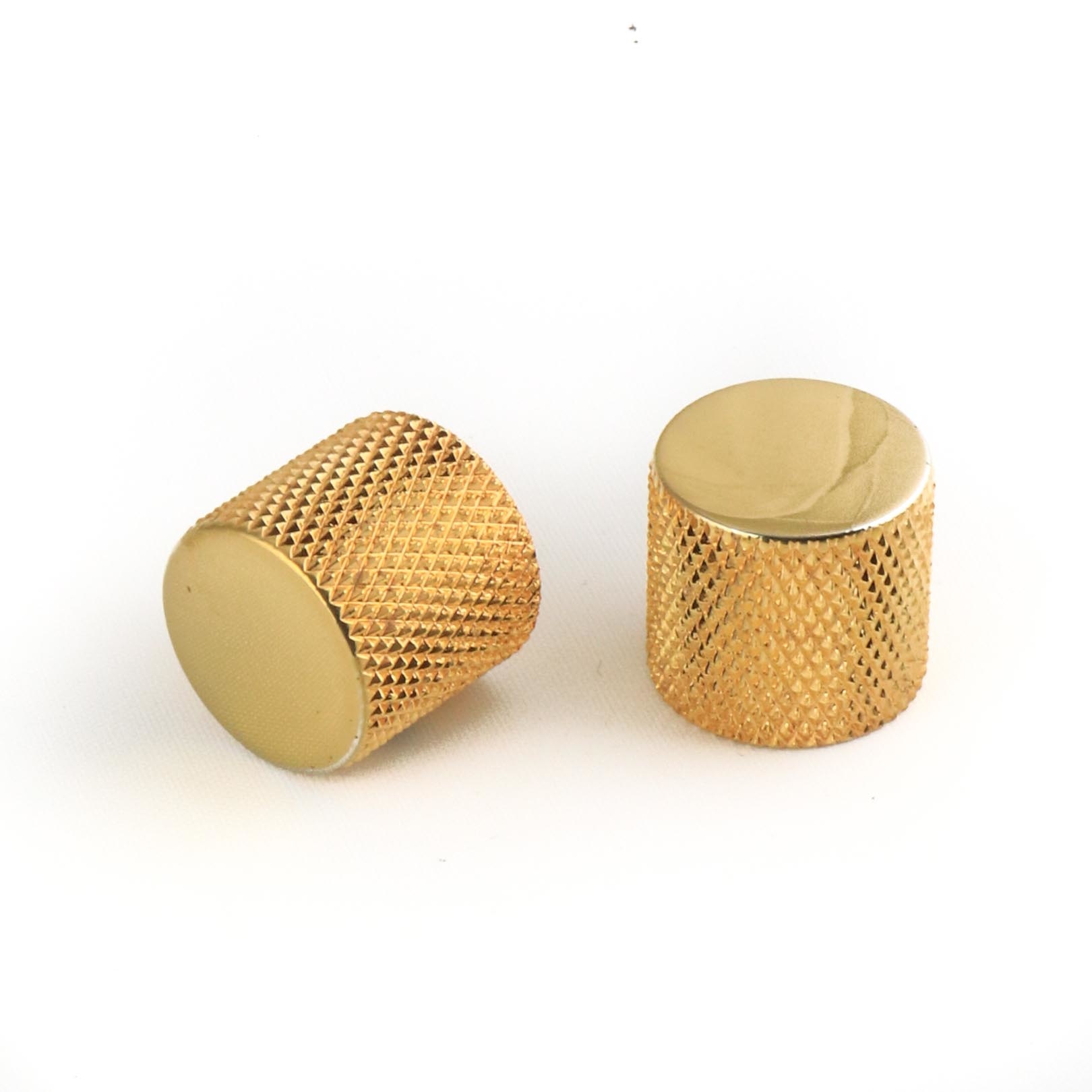 MannMade USA MannMade USA Knurled Flat Top Knob Gold John Mann's