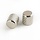AllParts Coarse Knurled Flat Top Knob - Nickel - Set of 2