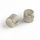 MannMade USA Medium Knurled Flat Top Knob - Nickel - Set of 2
