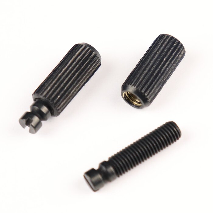 MannMade USA MannMade USA Mounting Post and Well Set - Black Nickel