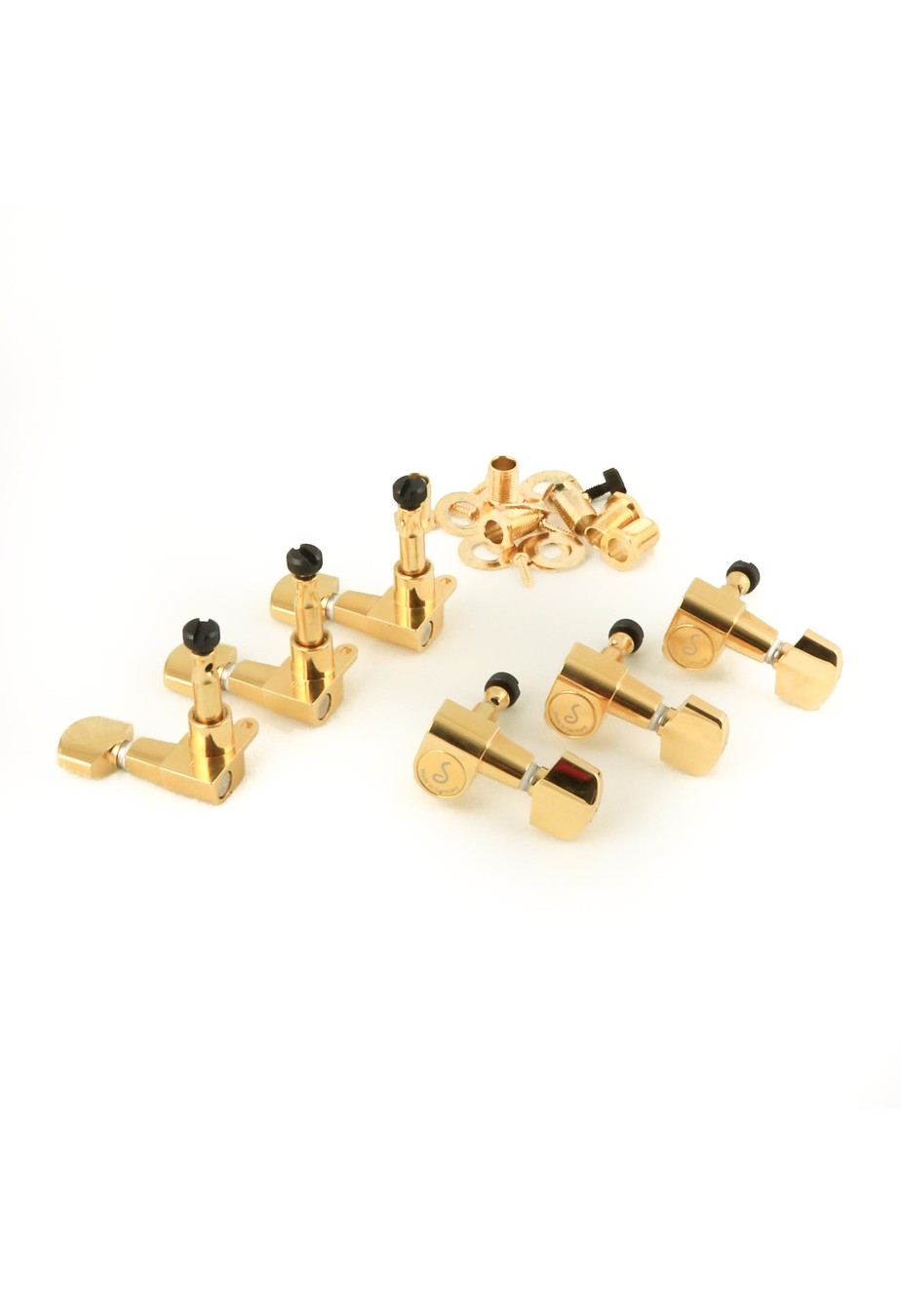 Schaller M6 Mini Locking Tuner Set - Gold