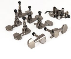MannMade USA MannMade USA SE Locking Tuner Set - 7 String - Black Nickel
