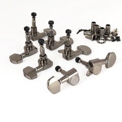 MannMade USA MannMade USA SE Locking Tuner Set - 7 String - Black Nickel