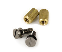 MannMade USA MannMade USA Stoptail Stud & Well set -  US Thread - Black Nickel