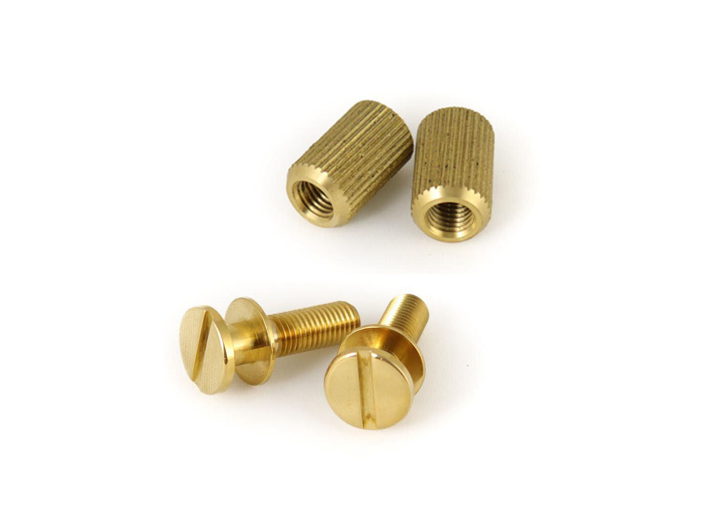 MannMade USA MannMade USA Stoptail Stud & Well set -  US Thread - Brass Polished