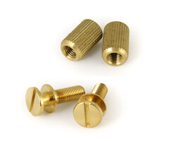 MannMade USA MannMade USA Stoptail Stud & Well set -  US Thread - Brass Polished