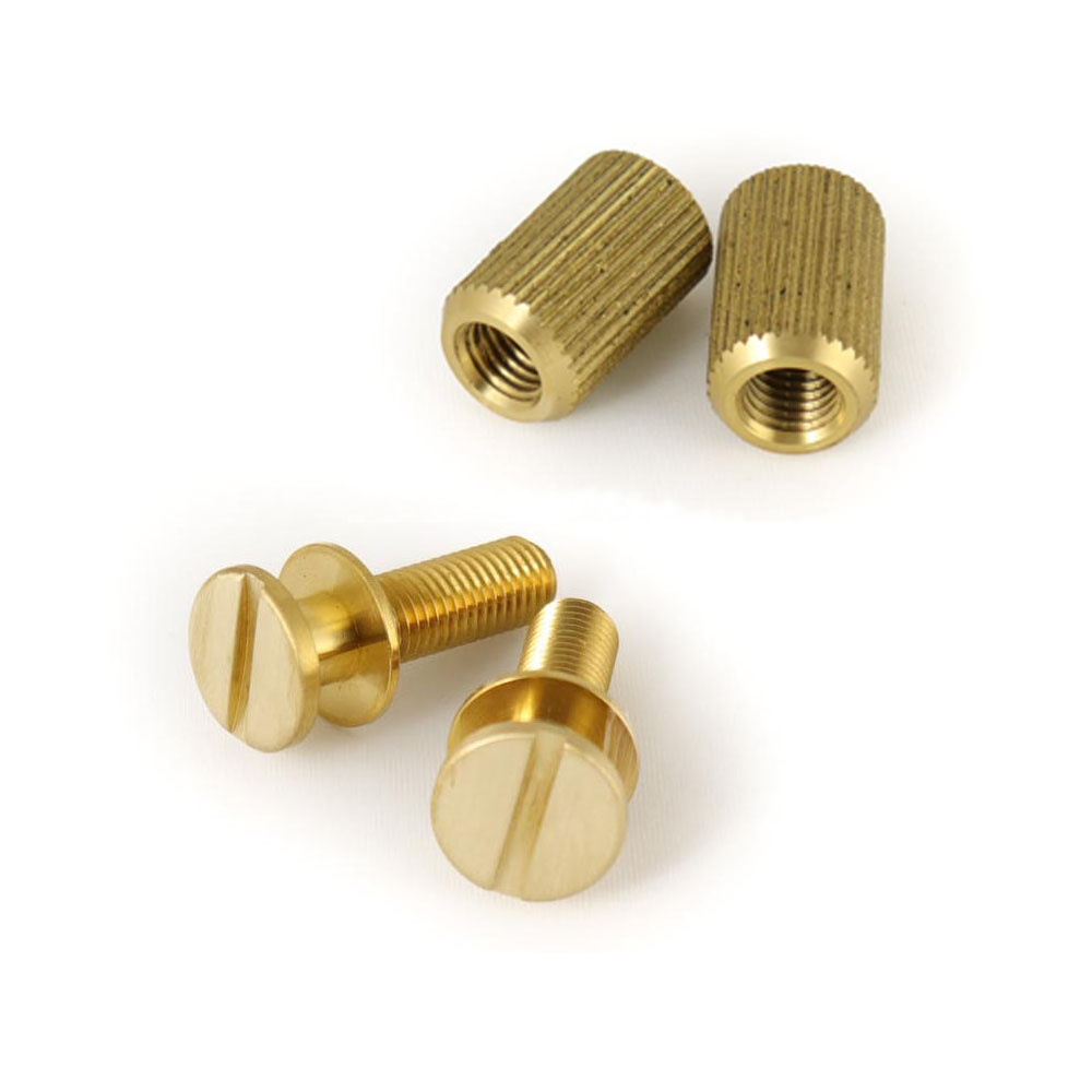 MannMade USA MannMade USA Stoptail Stud & Well set -  US Thread - Brass Satin