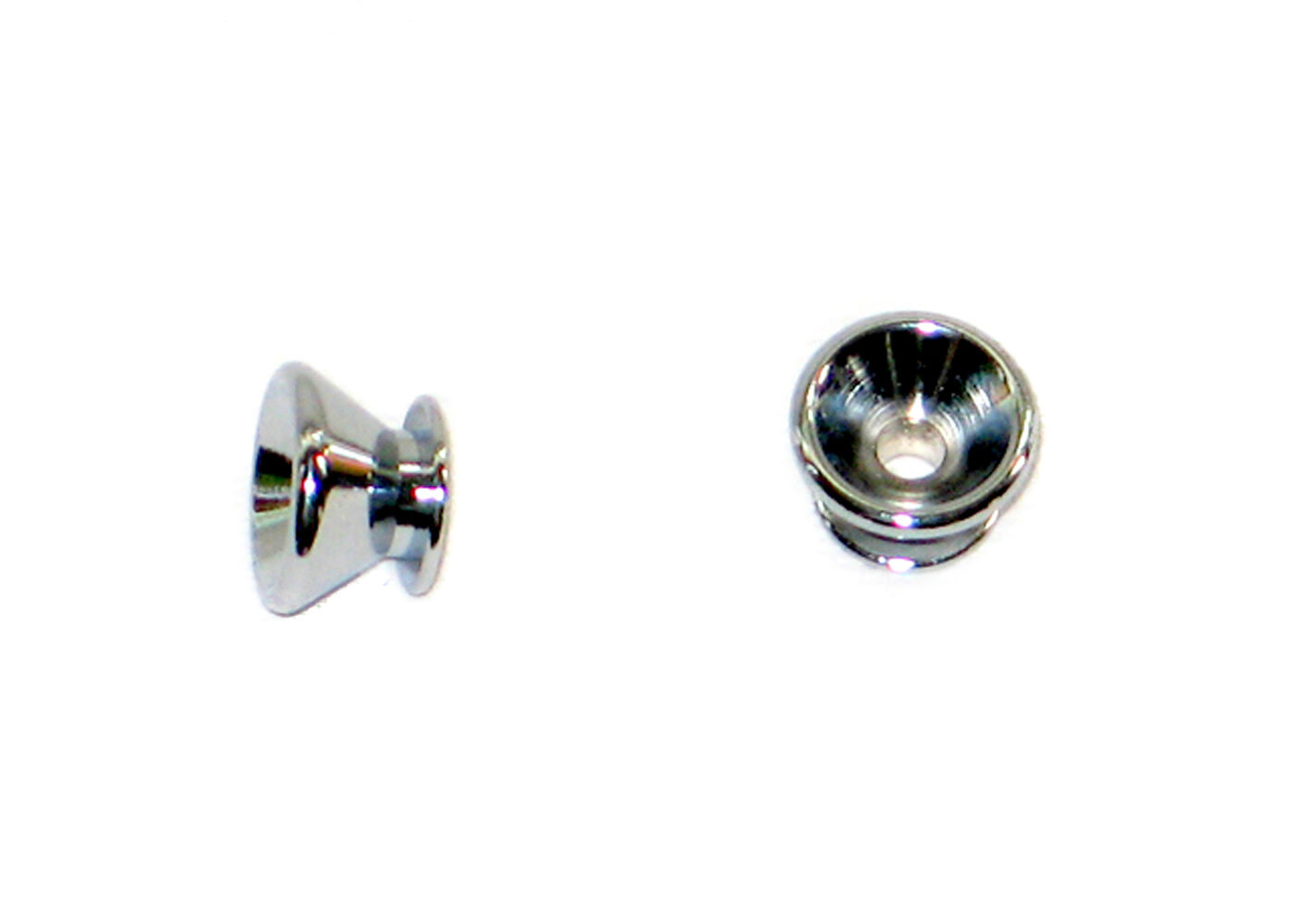 MannMade USA MannMade USA Strap Button - Chrome - Set of 2