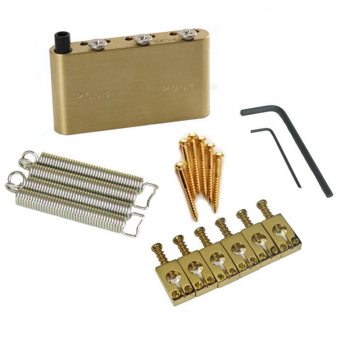 MannMade USA MannMade USA Upgrade Kit  - PRS CE / SE / S2  Bridges - Gold - Left Hand