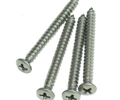 MannMade USA Neck Plate Screw, Set - Stainless Steel