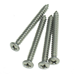 MannMade USA Neck Plate Screw, Set - Stainless Steel