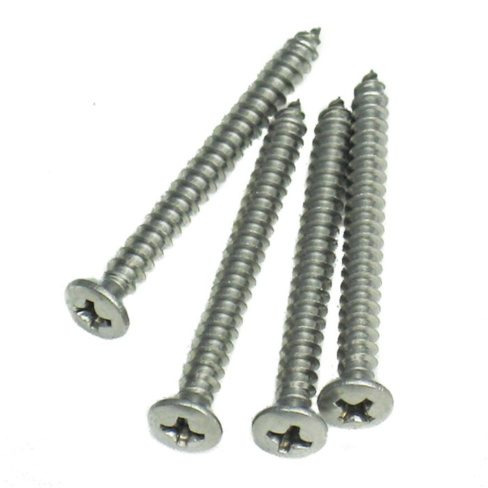 MannMade USA Neck Plate Screw Set - Stainless Steel