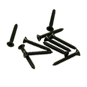 MannMade USA Pickup Ring Screw Set, Short - Black