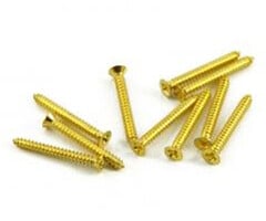 MannMade USA Pickup Ring Screw Set, Short - Gold