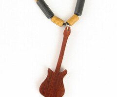 Steven  Ashley Handmade Wood Guitar Pick Necklace