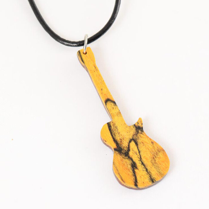 Steven Ashley Handmade Wood Guitar Pick Necklace