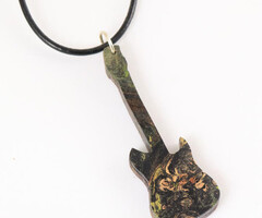 Steven Ashley Handmade Wood Guitar Pick Necklace