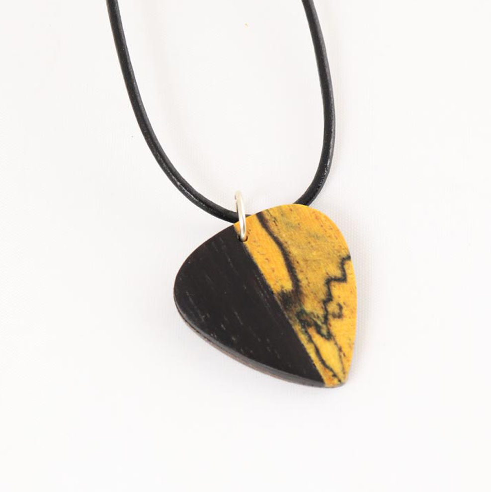 Steven Ashley Steven Ashley Handmade Wood Guitar Pick Necklace