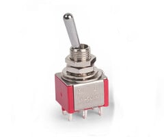 TTI Carling DPDT Mini Toggle Switch